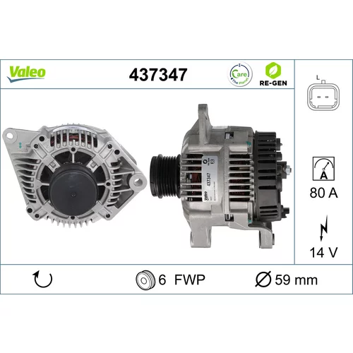 Alternátor VALEO 437347