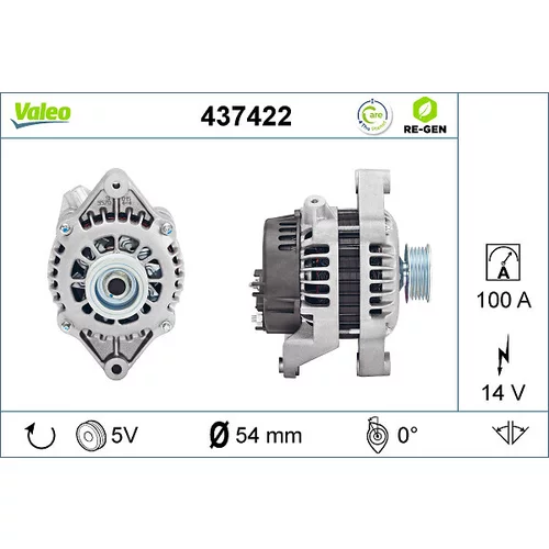 Alternátor 437422 /VALEO/