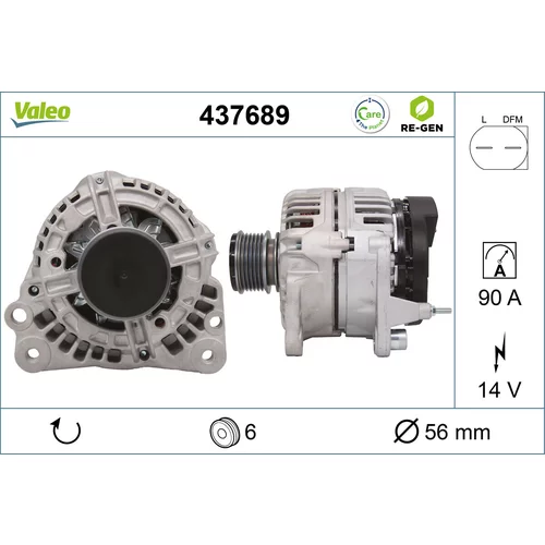 Alternátor VALEO 437689