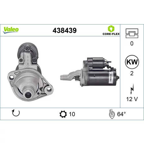 Štartér VALEO 438439