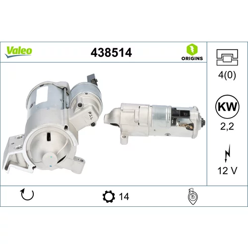 Štartér VALEO 438514