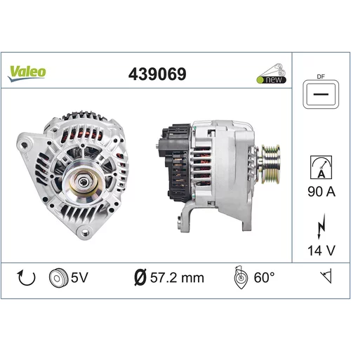Alternátor 439069 /VALEO/