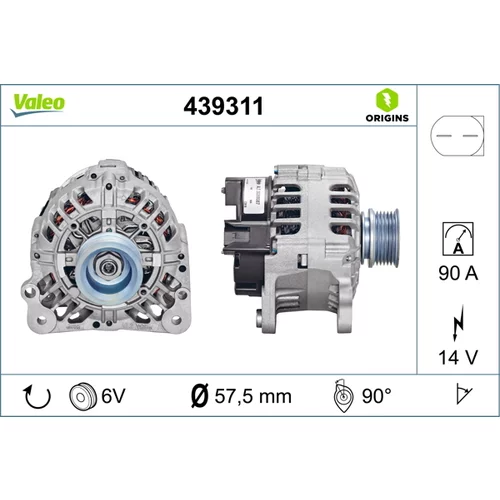 Alternátor VALEO 439311