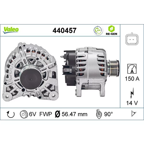Alternátor VALEO 440457