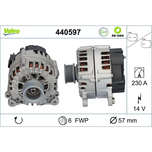 Alternátor VALEO 440597