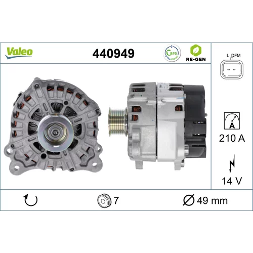 Alternátor VALEO 440949