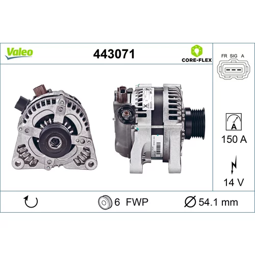 Alternátor VALEO 443071