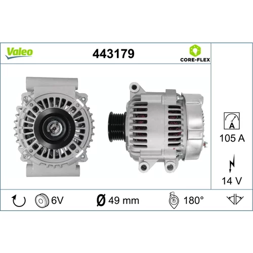 Alternátor VALEO 443179