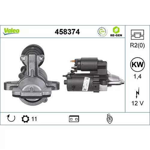 Štartér 458374 /VALEO/