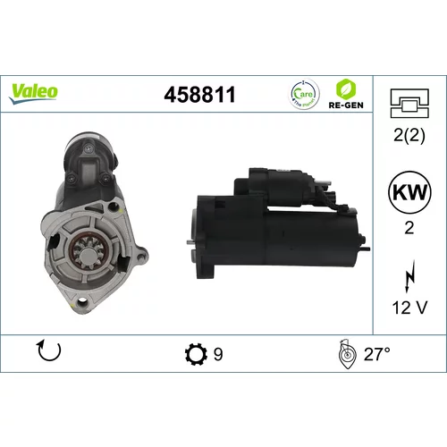 Štartér VALEO 458811