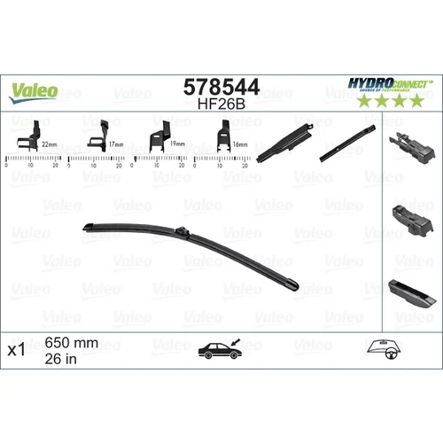 Stieracia lišta VALEO 578544
