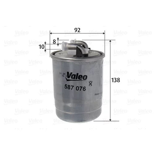 Palivový filter 587076 /VALEO/