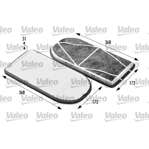 Filter vnútorného priestoru VALEO 698470