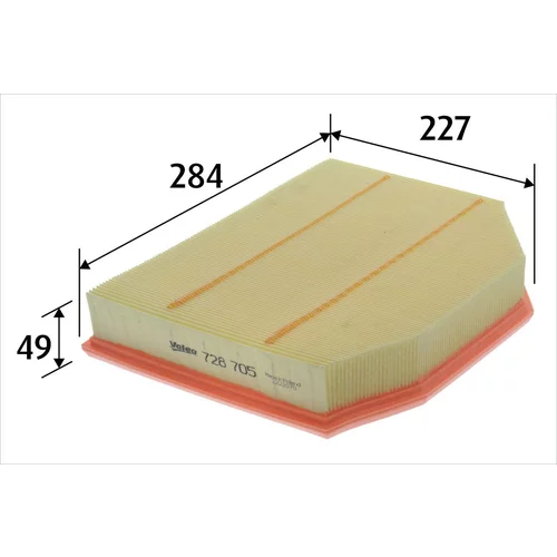 Vzduchový filter VALEO 728705