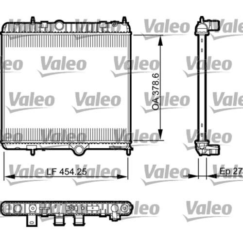 Chladič motora VALEO 735560