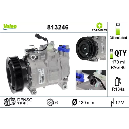 Kompresor klimatizácie VALEO 813246