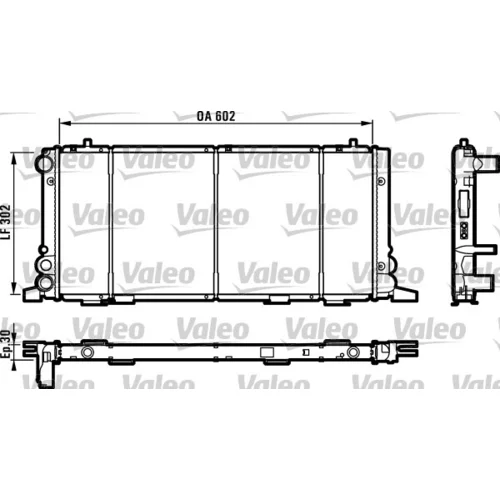 Chladič motora VALEO 819260