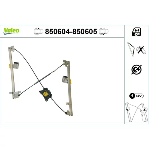 Mechanizmus zdvíhania okna VALEO 850604