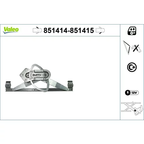 Mechanizmus zdvíhania okna VALEO 851414