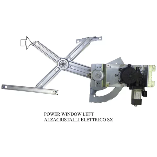 Mechanizmus zdvíhania okna 852458 /VALEO/ - obr. 1
