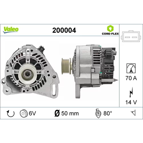 Alternátor VALEO 200004
