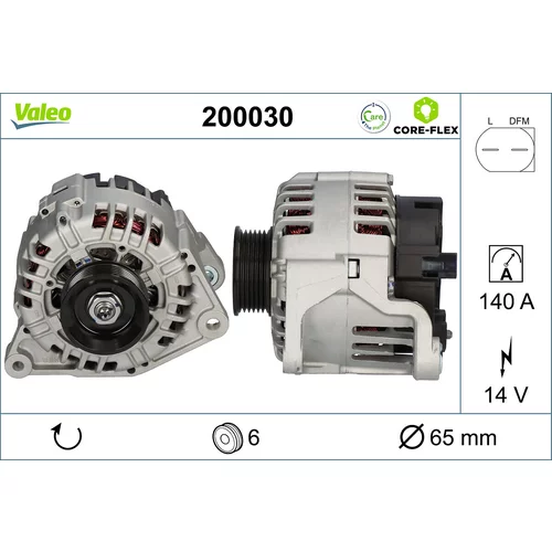 Alternátor VALEO 200030