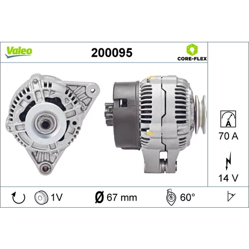 Alternátor VALEO 200095