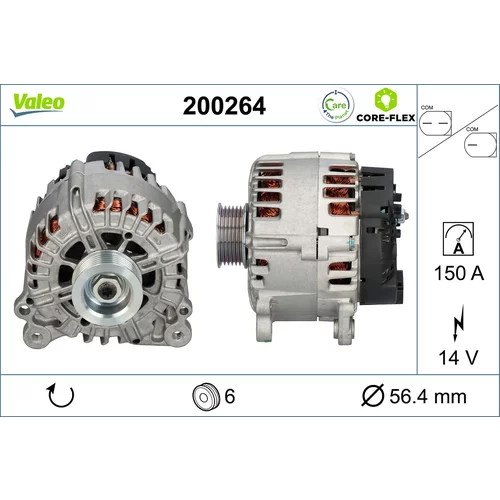 Alternátor VALEO 200264
