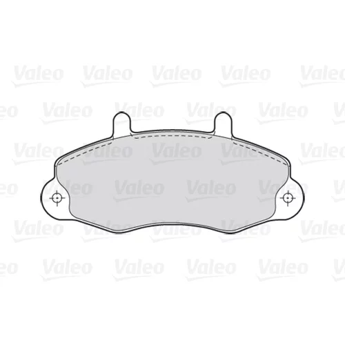 Sada brzdových platničiek kotúčovej brzdy 301036 /VALEO/ - obr. 1