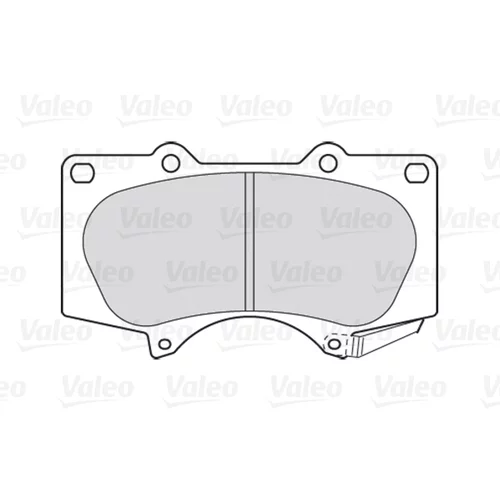 Sada brzdových platničiek kotúčovej brzdy 301857 /VALEO/ - obr. 1