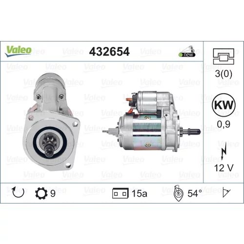 Štartér VALEO 432654