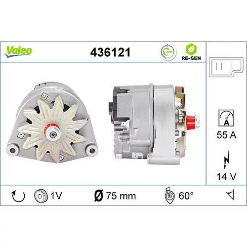 Alternátor VALEO 436121