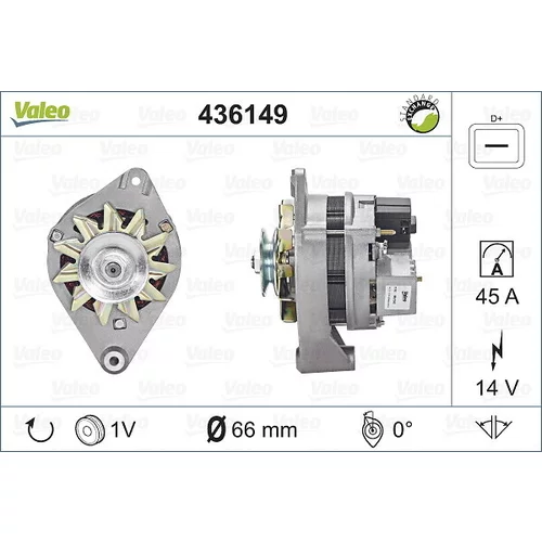 Alternátor VALEO 436149