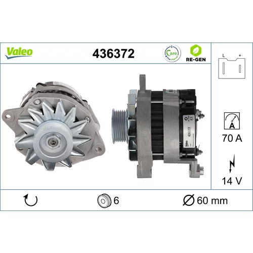Alternátor VALEO 436372