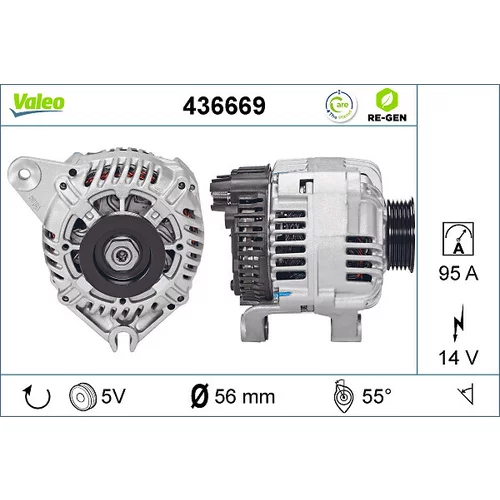 Alternátor VALEO 436669