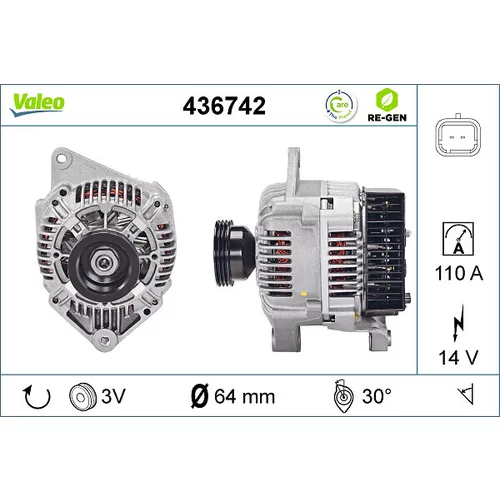 Alternátor VALEO 436742