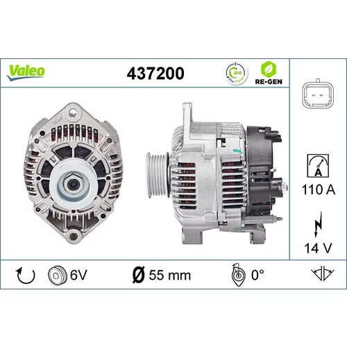 Alternátor VALEO 437200