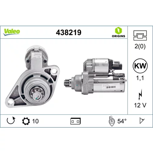 Štartér VALEO 438219