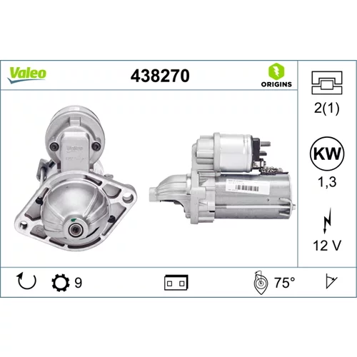Štartér VALEO 438270