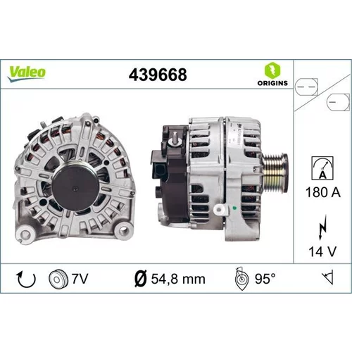 Alternátor 439668 /VALEO/