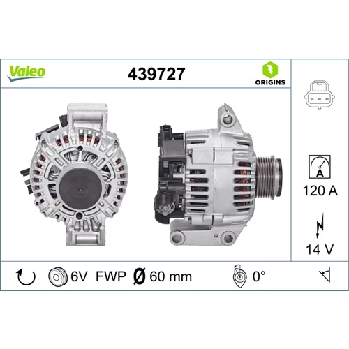 Alternátor VALEO 439727