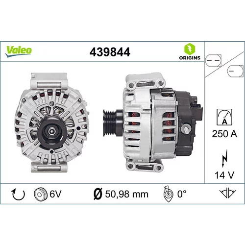 Alternátor VALEO 439844