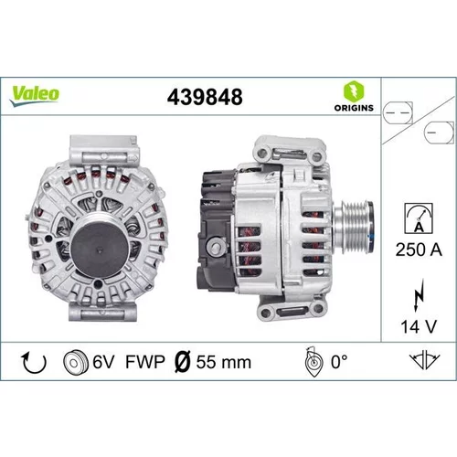 Alternátor VALEO 439848