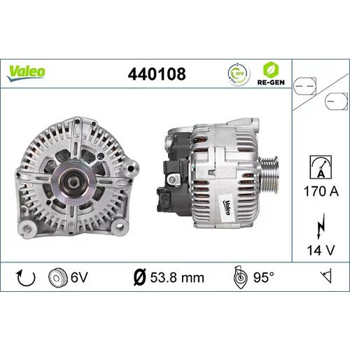 Alternátor VALEO 440108