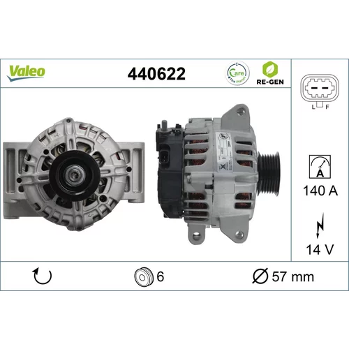 Alternátor VALEO 440622