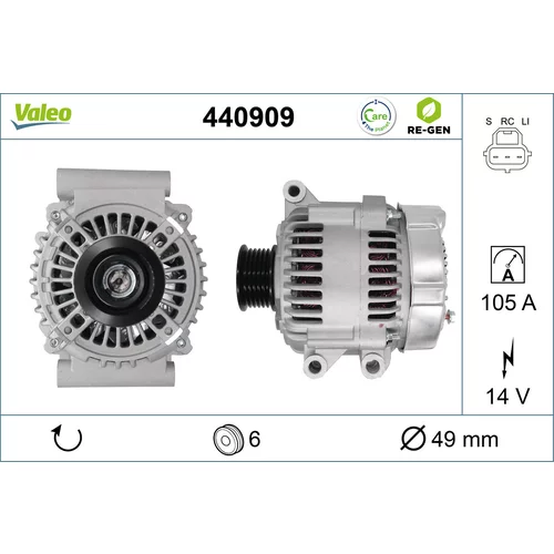 Alternátor VALEO 440909
