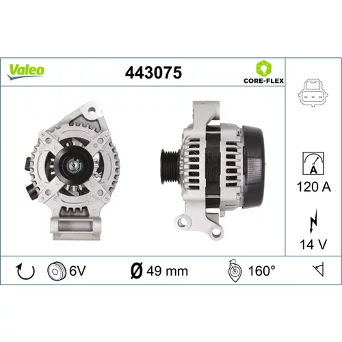 Alternátor VALEO 443075