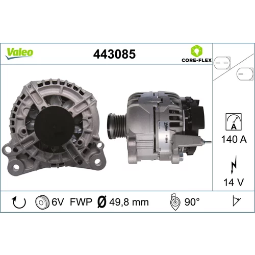 Alternátor VALEO 443085