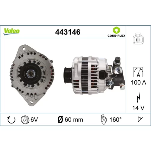 Alternátor VALEO 443146