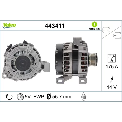Alternátor 443411 /VALEO/